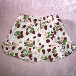 Gymboree Strawberry Print Skort